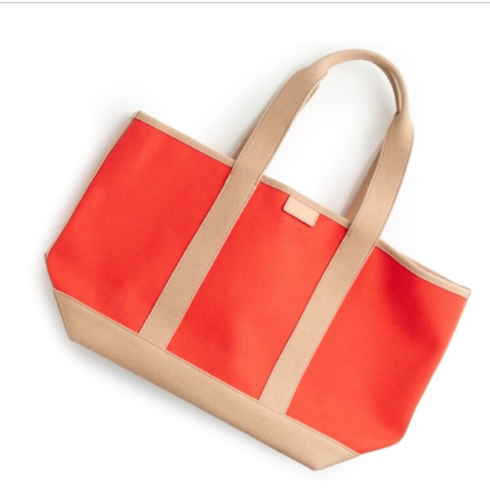 🆕 J. Crew Surfside canvas tote bag